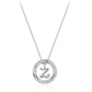 STERLING SILVER COUPLES NECKLACE
