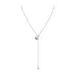 GRAY PEARL TASSEL NECKLACE