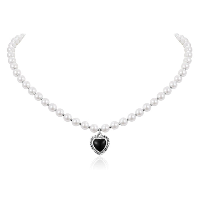 RETRO PEARL BEADED NECKLACE