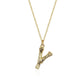 GOLD INITIAL PENDANT NECKLACE