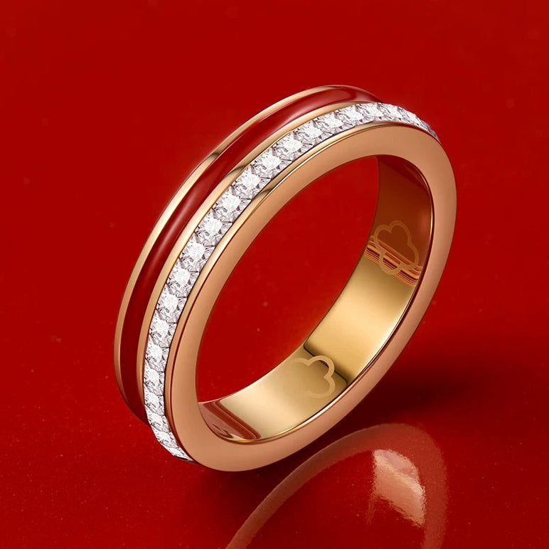 ROSE GOLD TITANIUM RING