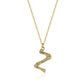 GOLD INITIAL PENDANT NECKLACE