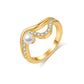 RETRO GOLD STACKING RINGS SET