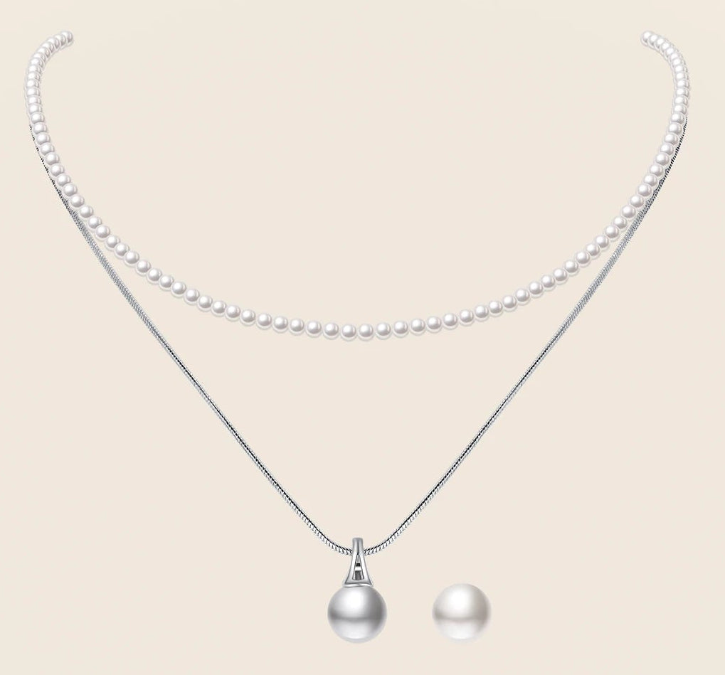 LAYERED PEARL NECKLACE COLLECTION