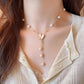TWISTED PEARL SWEATER CHAIN