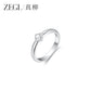 SILVER ZIRCONIA STACKING RING
