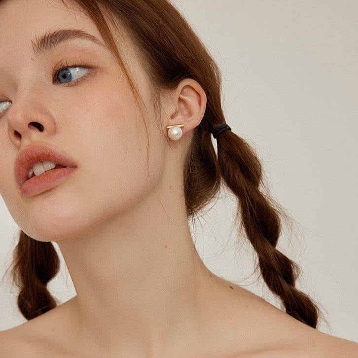 【LOEM】SIMPLE PEARL PIERCE