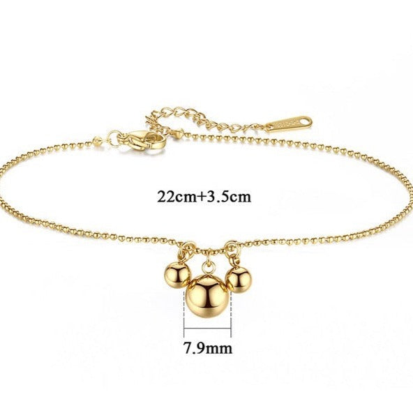 THREE BALL ANKLET
