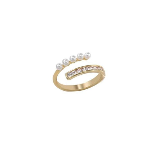 PERAL &amp; ZIRCONIA RING