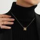 H DESIGN NECKLACE