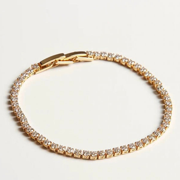 GOLD ZIRCONIA BRACELET