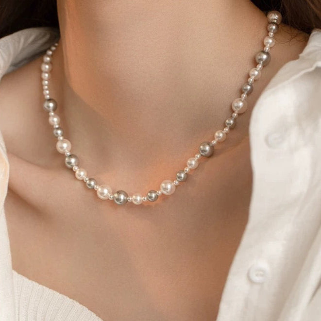 PEARL NECKLACE （silver）