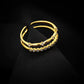 Zirconia Double Ring