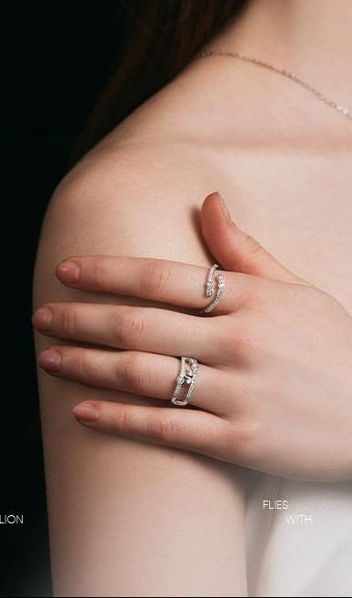 ZIRCONIA OPEN RING JEWELRY