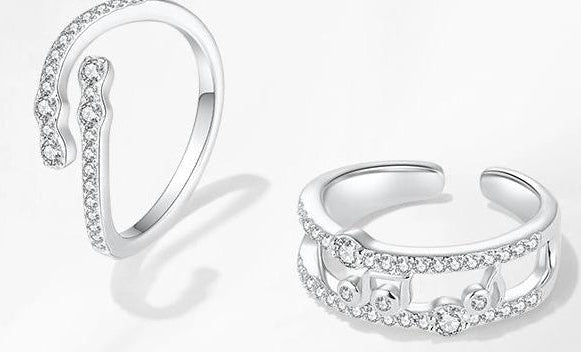 ZIRCONIA OPEN RING JEWELRY