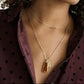 GEOMETRIC PENDANT LONG NECKLACE