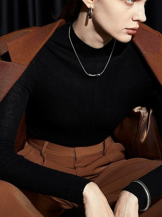 ELEGANT EGGPLANT NECKLACE