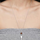 HERRINGBONE PENDANT NECKLACE