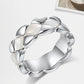GRUNGE STYLE TITANIUM STEEL RING
