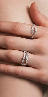 ZIRCONIA OPEN RING JEWELRY