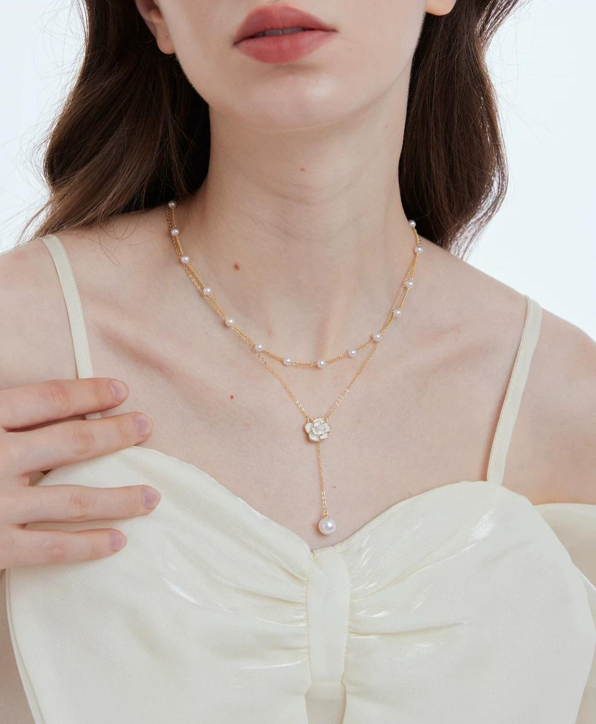 LUXURY PEARL COLLARBONE NECKLACE
