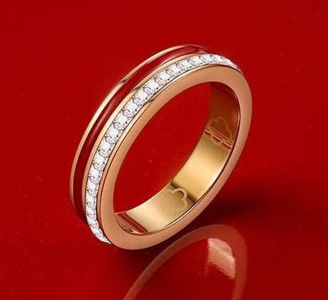 ROSE GOLD TITANIUM RING