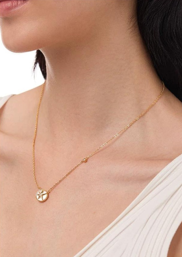LUXE ZIRCONIA PEARL NECKLACE