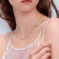 HEART-SHAPED COLLARBONE NECKLACE