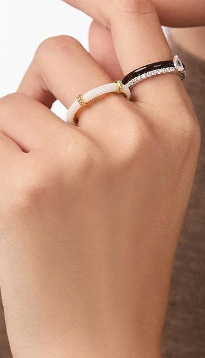 LUXURY CERAMIC FINGER RING