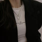 CHIC LAYERED PEARL NECKLACE