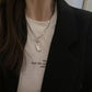 CHIC LAYERED PEARL NECKLACE