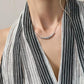 ELEGANT ZIRCONIA COLLARBONE NECKLACE