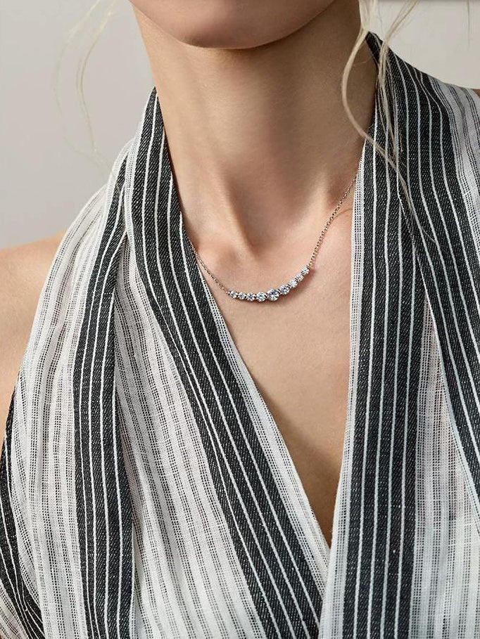 ELEGANT ZIRCONIA COLLARBONE NECKLACE