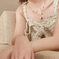 COLORFUL PEARL BOW RING