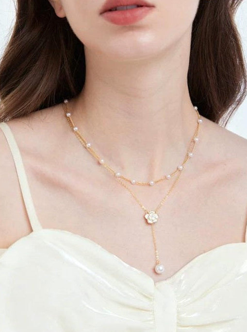 LUXURY PEARL COLLARBONE NECKLACE