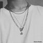 MINIMALIST LAYERED COIN NECKLACE