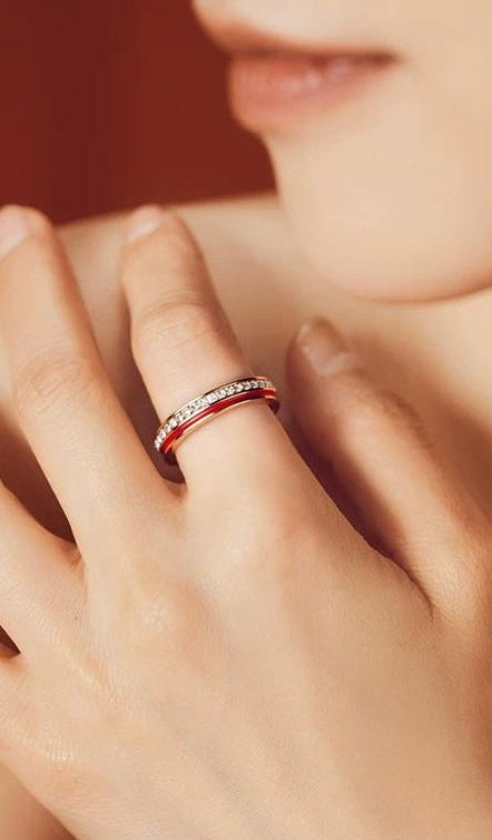 ROSE GOLD TITANIUM RING