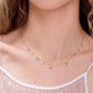 HEART-SHAPED COLLARBONE NECKLACE