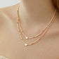 RETRO PINK PEARL NECKLACE