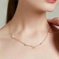 RHINESTONE PEARL NECKLACE