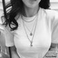 MINIMALIST LAYERED COIN NECKLACE