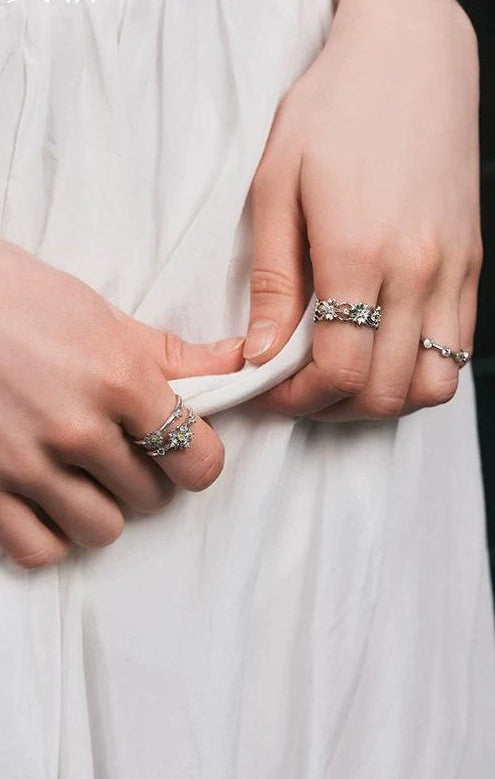 FLORAL OPEN RING FOR FALL