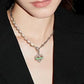 DIY HEART PATCHWORK NECKLACE