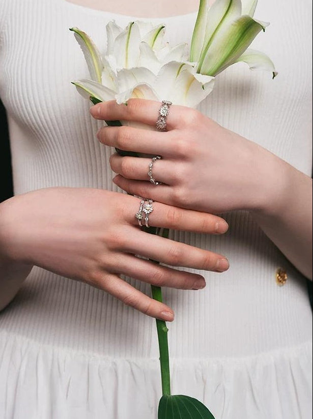 FLORAL OPEN RING FOR FALL