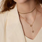 RETRO GOLD SNAKEBONE NECKLASE