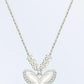 FAUX CAT'S EYE BUTTERFLY NECKLACE
