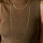GOLD SNAKE BONE NECKLACE