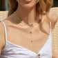 DOUBLE LAYER PEARL CAMELLIA NECKLACE