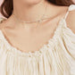 ELEGANT SILVER COLLARBONE NECKLACE