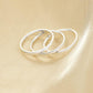 VEGAN SILVER INDEX FINGER RING SET